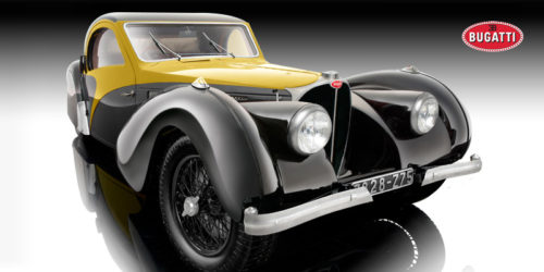 1:12 Bugatti Type 57SC Atalante 1937, yellow