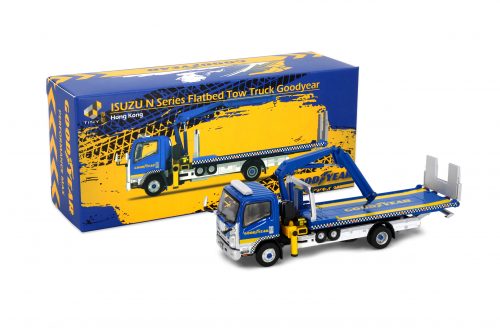 ISUZU N SERIES FLATBAD TOW TRUCK WITH CRANE (GOOD YEAR)