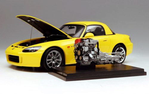 Honda S2000 (AP2) Yellow + engine Diecast