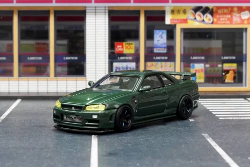 Nissan Skyline GT-R R34 Nismo Z-Tune Green