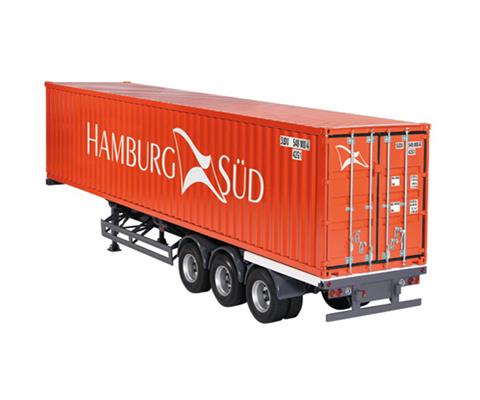 Hamburg Süd - Container Trailer with 40' Shipping Container