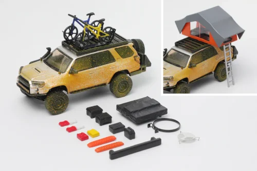 TOYOTA 4RUNNER PRE-RUNNER WITH ACCESSORIES - SILVER WITH DIRTY EFFECT