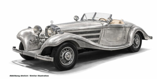 MERCEDES BENZ 500K SPEZIAL ROADSTER, CLEAR FINISH